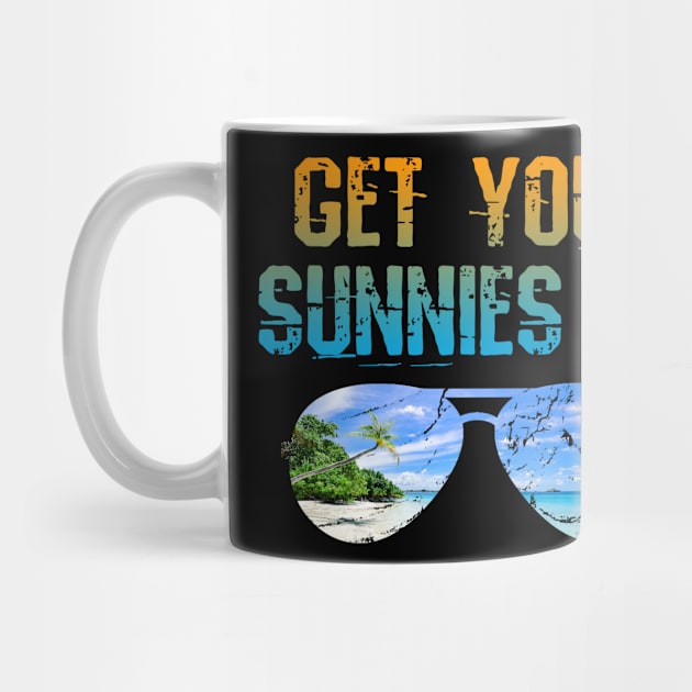 Get your sunnies on - A sunglasses and beach holiday inspired design by ownedandloved